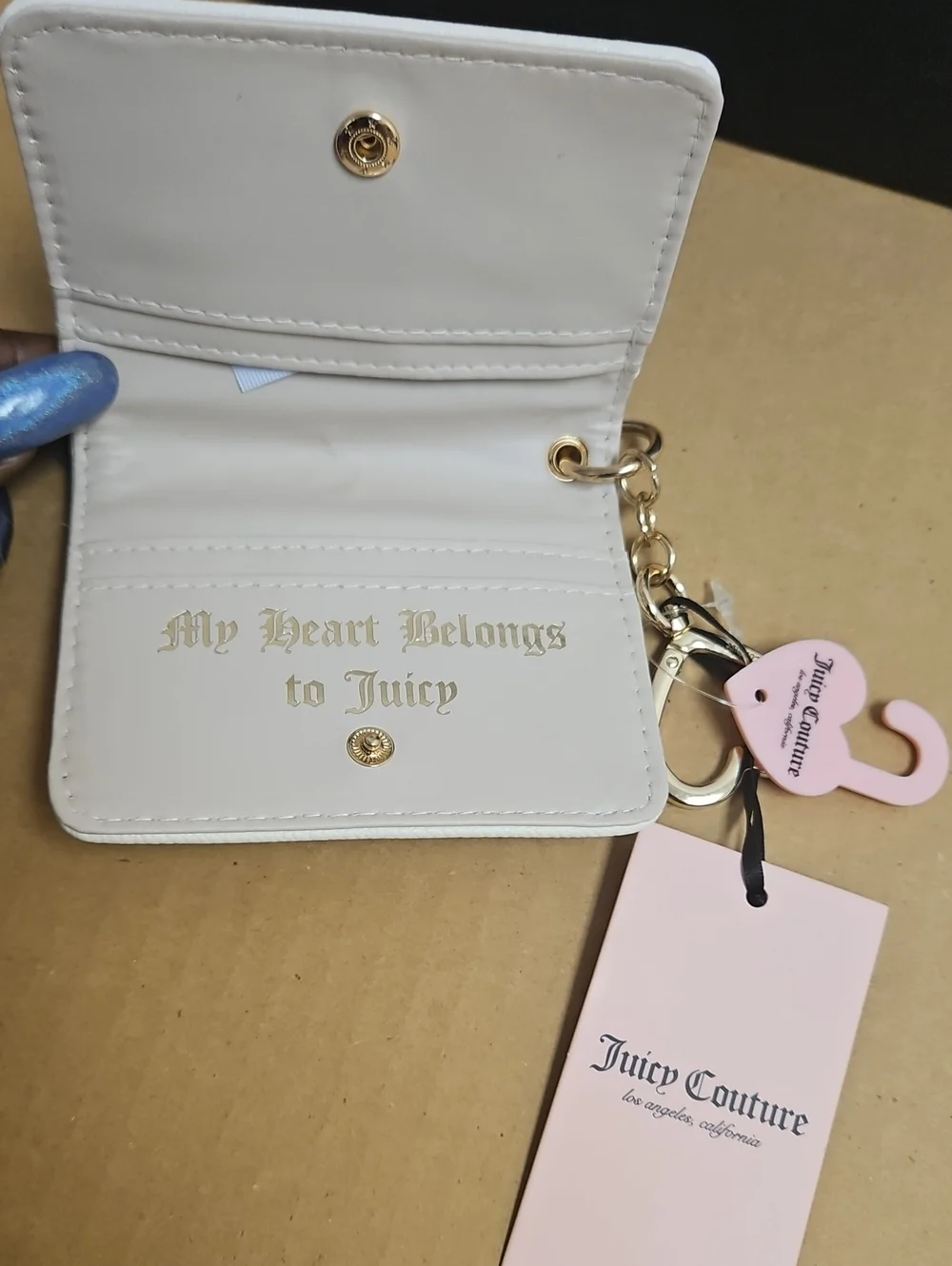 NWT! Juicy Couture " Turn On The CHARM" Card Holder /Key Case - Picture 4 of 6